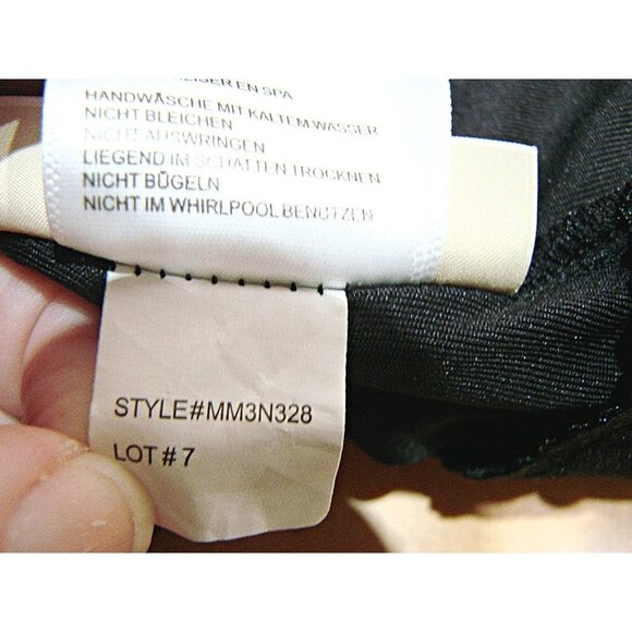 Michael Kors Womens Black One Piece Swimsuit Criss Cross Cut Out Pull On Size 6 - Picture 11 of 12